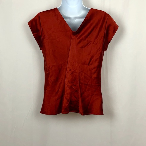 Talbots silk cap sleeve top 4 - Picture 4 of 4